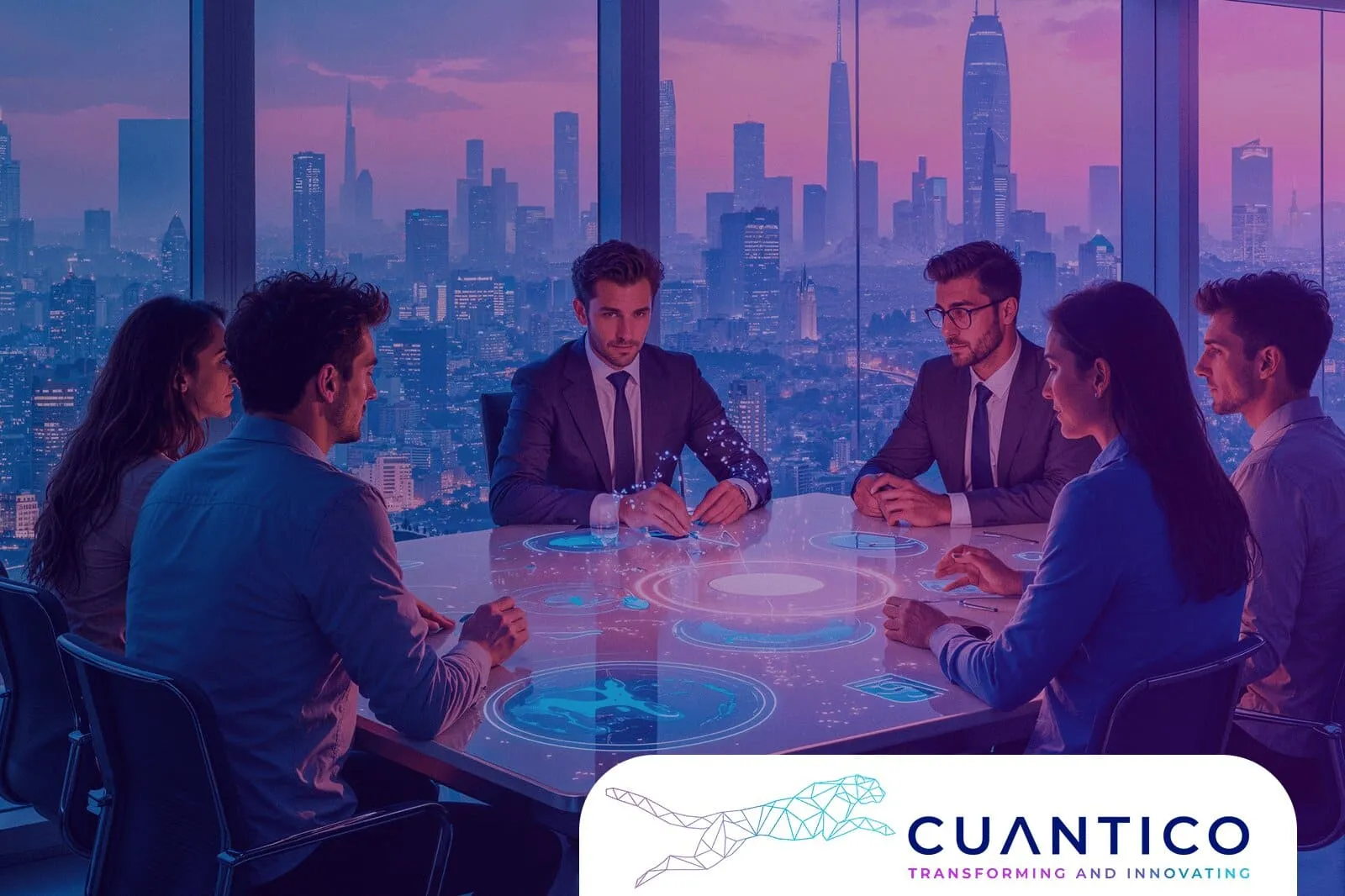 Equipo analizando datos, adopción de inteligencia artificial en Colombia