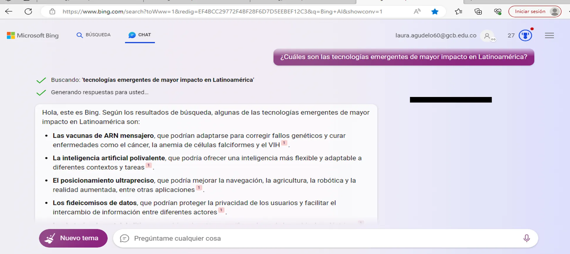 salida IA