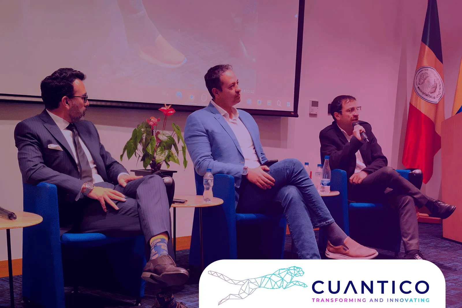 Expertos comparten visiones estratégicas sobre Inteligencia Artificial y GovTech en evento oficial, con participación de CUANTICO. Daniel Medina